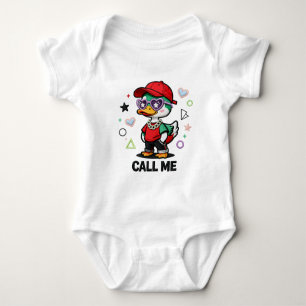 Body Canard mignon et cool portant des lunettes de sole