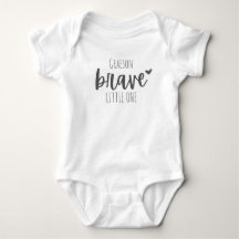 cancer de l'enfance. courageux. Bodysuit bébé pers
