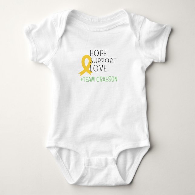 Body cancer de l'enfance.#team.CustomName.Baby Bodysuit (Devant)