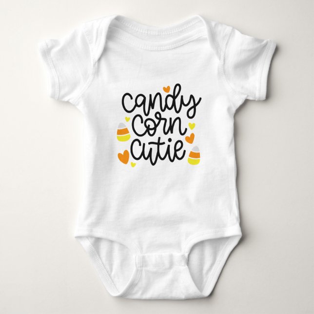 Body Candy Corn Cutie Baby Bodysuit (Devant)