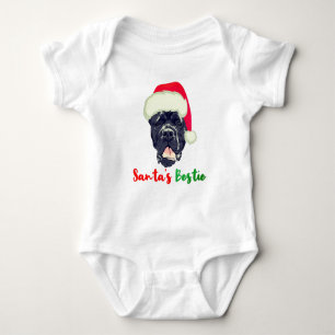 Body Cane Corso Noël Meilleure Copine de Santa Famille