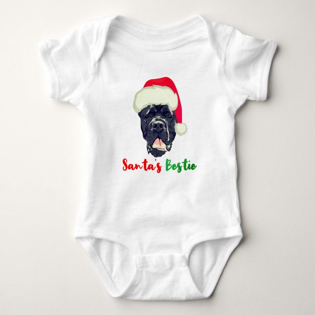 Body Cane Corso Noël Père Noël Bestie Family Pyjama (Devant)