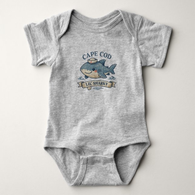 Body Cape Cod Lil’ Sharky Baby T-shirt (Devant)