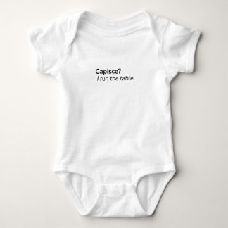 Body Capisce Baby Bodysuit | Funny Italian Attitude