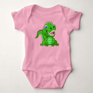 Body Caricature crocodile souriante