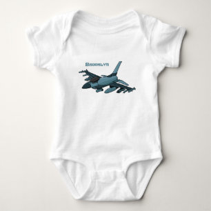 Body Caricature d'avion de chasse militaire