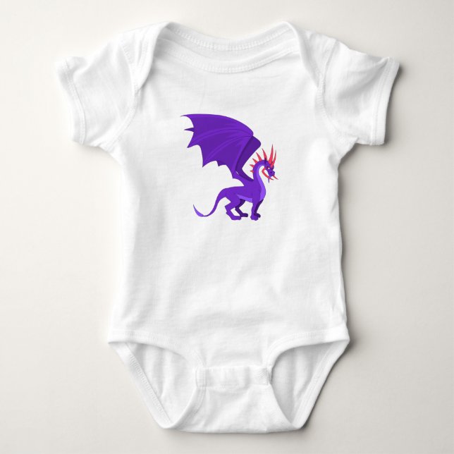 Body Caricature de dragon violet (Devant)