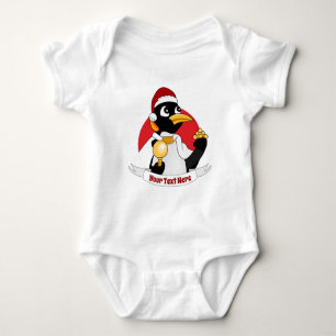 Body Caricature de Noël de l'empereur pingouin Baby Bod