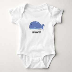 Body Caricature mignonne collant plat Baleine Personnal