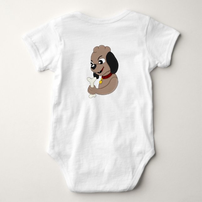 Body Caricature pour chien de chiot mignon (Dos)