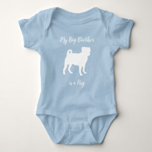 Body Carlin Dog Baby shower Blue Puppy Boys