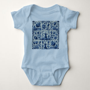 Body Carreaux Delft Cute Baby Bodysuit