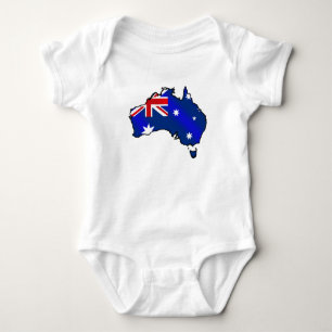 Body Carte australienne des cadeaux de drapeau de
