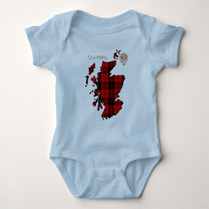 Body Carte Clan Campbell Crest & Armaddie Tartan
