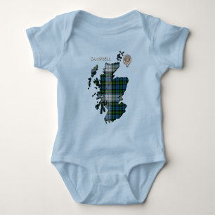 Body Carte Clan Campbell Crest & Dress Tartan