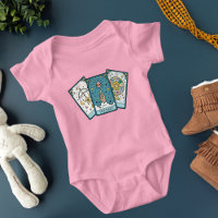 Carte Tarot Baby One Piece Baby Girl T-shirt