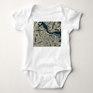 Body Carte vintage Amsterdam : Rétro minimaliste