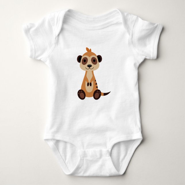 Body Carton mignon Meerkat Cadeau (Devant)