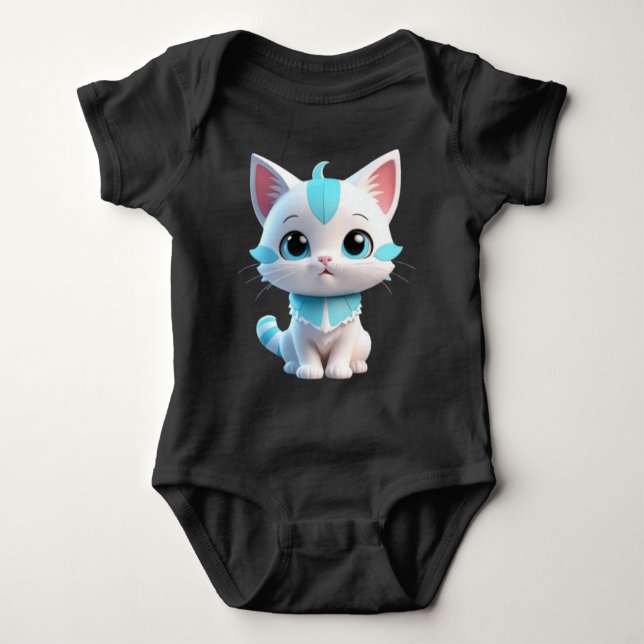 Body Cartoon Cute Kitten 3D Design-38063 (Devant)