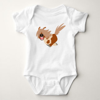 Body Cartoon mignonne Happy Pinto Pony Baby Creeper