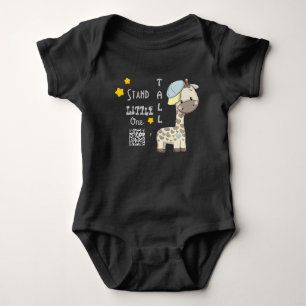 Body Cartoon personnalisé Baby Boy Giraffe Baby Bodysui