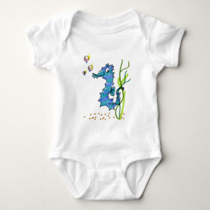 Body Cartoon Seahorse Cute