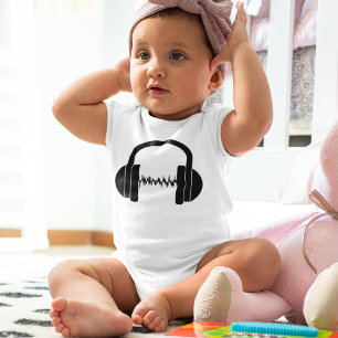 Body Casque DJ Baby, Costume pour bébé Hipster Baby,