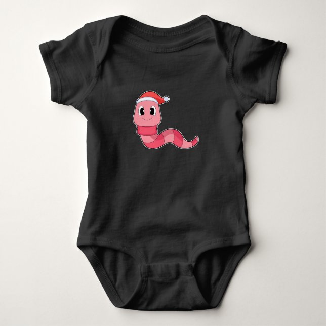 Body Casquette de Noël du ver (Devant)