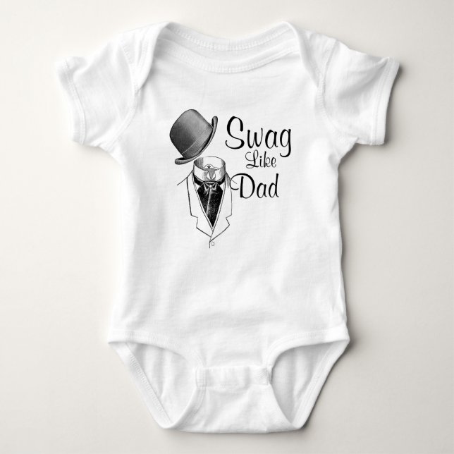 Body Casquette unique / Costume Swag comme papa Creeper (Devant)