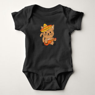 Body Cat Cinco De Meow Mexicain Sombrero Cats