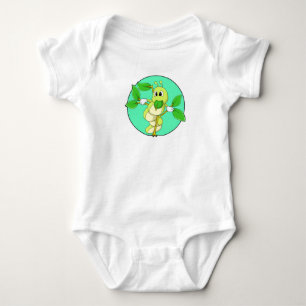 Body Caterpillar avec feuille