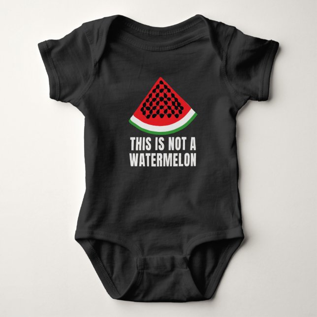 Body Ce n'est pas une pastèque - Palestinien keffiyeh (Devant)