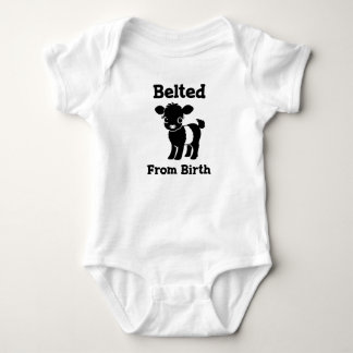Body Ceinture de bébé de Noël Beltie Vache Galloway à c