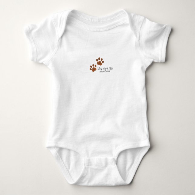 Body Celebrate first steps in style. Baby Bodysuit  (Devant)