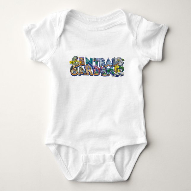 Body Central Gardens Mural Baby Bodysuit (Devant)