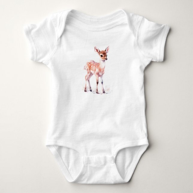 Body Cerf de bébé doux et tacheté (Devant)