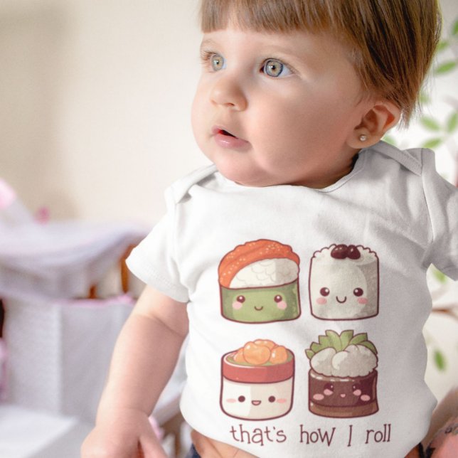 Body C'est comme ça que je roule Cute Kawaii Sushi (Créateur téléchargé)