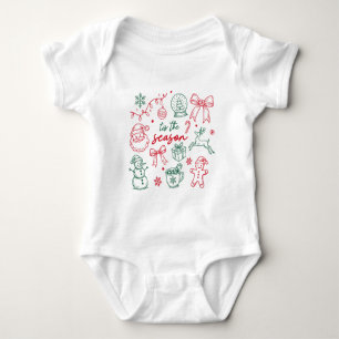 Body C'est la saison - Doodle de Noël