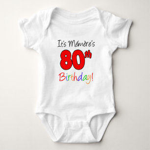 Body C'est l'anniversaire des 80 ans de Memere