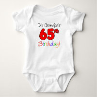 C'est le 65e anniversaire de papy pour petit-enfan