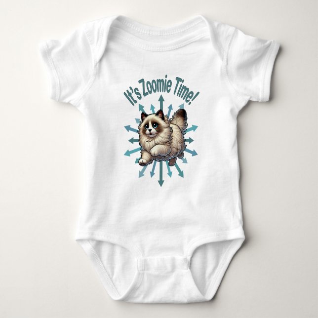 Body C'est le temps Zoomie Ragdoll Chat (Devant)