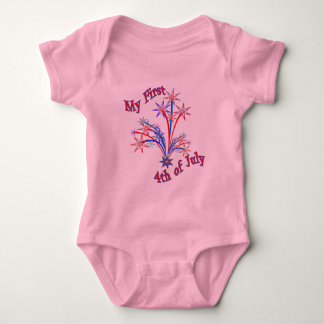 Body C'est ma première 4 juillet chemise de bébé