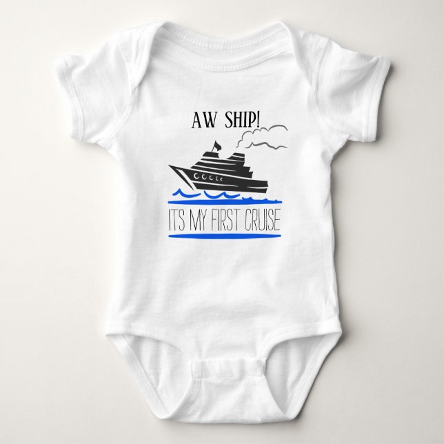 Body C'est mon premier bébé de croisière (Devant)