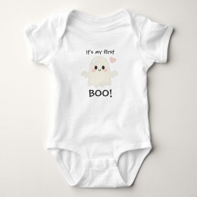 Body C'est mon premier joli fantôme d'Halloween Boo (Devant)