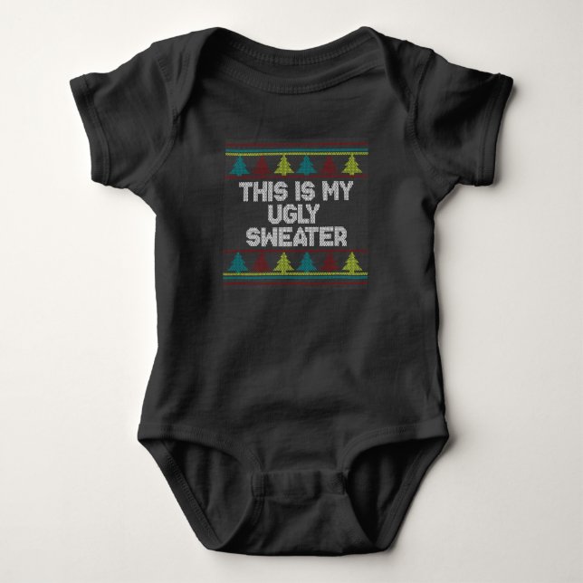 Body C'est mon pull moche - Baby Onsie (Devant)