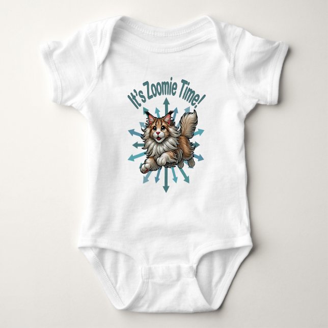 Body C'est Zoomie Time Maine Coon Cat (Devant)