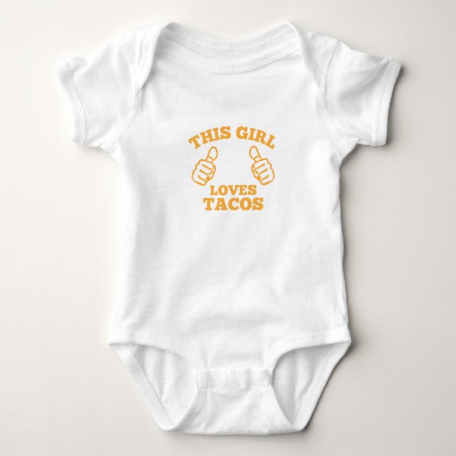 Body Cette Fille Aime Les Tacos (Devant)