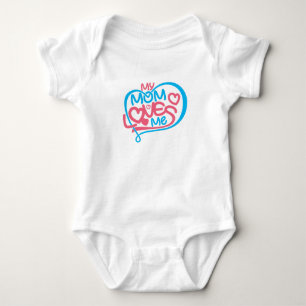 Body Chaleureux "Ma mère m'aime" Conception spéciale de