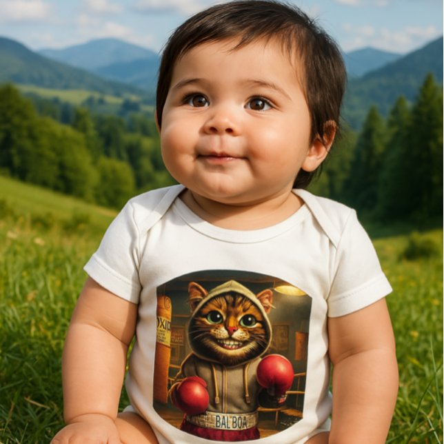 Body "Champ de boxe ? - Chat avec clous de boxe (Créateur téléchargé)