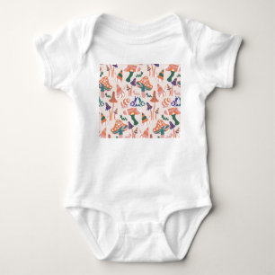 Body Champignons d'automne, design coloré et transparen